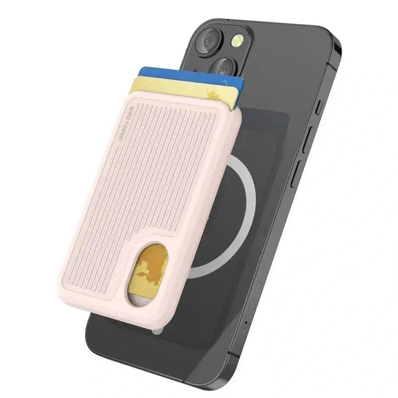 MagSafe Silicone Magnetic Wallet For iPhone 15/14/13/12/Pro Max/Pro/Plus/Mini - Picture 1 of 9